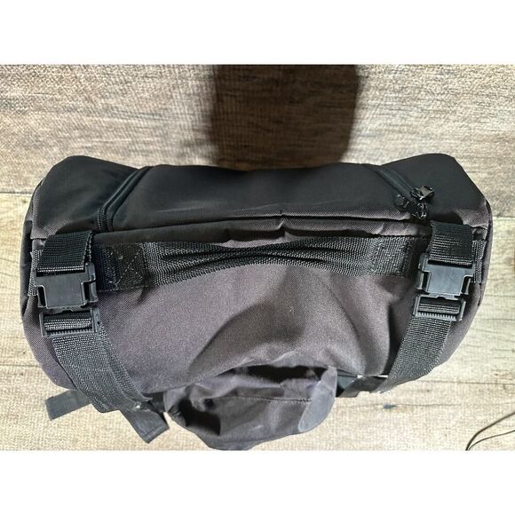 Harley Davidson by SAC Black Motorcycle Sissy Bar Backrest Luggage Bag 20x17x9 - Picture 10 of 11